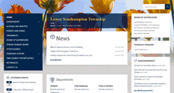 Desktop Screenshot of lowersouthamptontownship.org